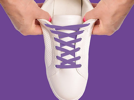 Atacadores elásticos Ata® cor roxo