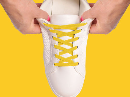 Atacadores elásticos Ata® cor amarelo