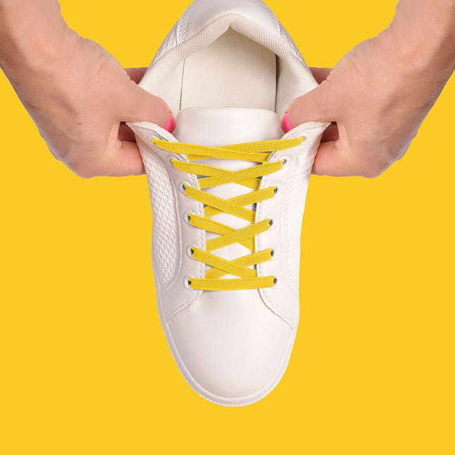 Atacadores elásticos Ata® cor amarelo