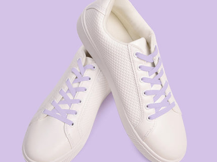 Atacadores elásticos Ata® cor lavanda
