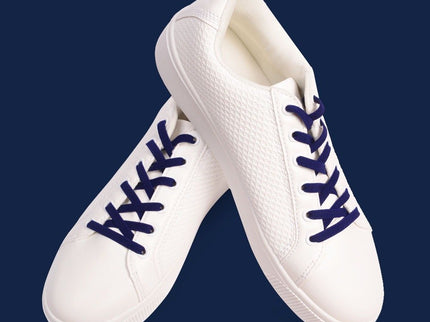 Atacadores elásticos Ata® cor azul escuro