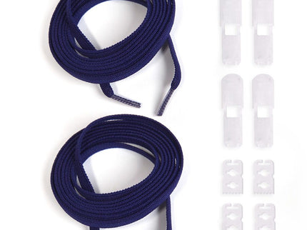 Atacadores elásticos Ata® cor azul escuro