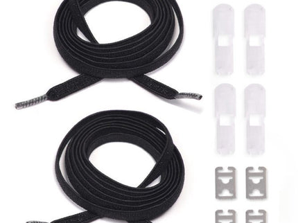 Atacadores elásticos Ata® cor preto brilhante