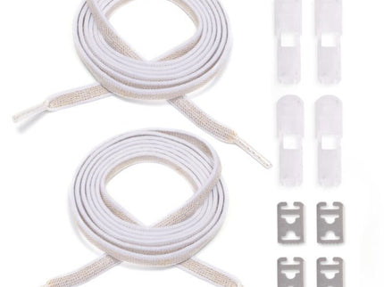 Atacadores elásticos Ata® cor branco dourado