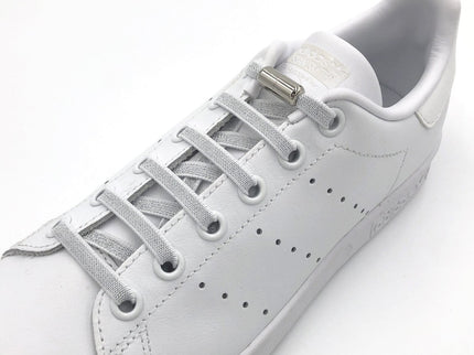 Atacadores elásticos Ata® cor branco prateado