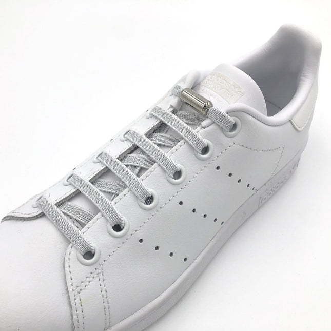 Atacadores elásticos Ata® cor branco prateado