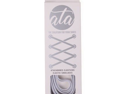 Atacadores elásticos Ata® cor branco prateado
