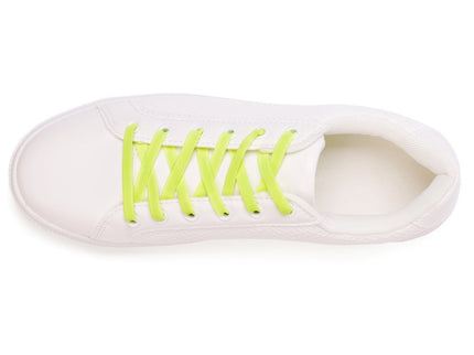 Atacadores elásticos Ata® amarelo fluorescente 8