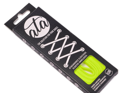 Atacadores elásticos Ata® cor amarelo fluorescente