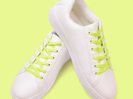 Atacadores elásticos Ata® cor amarelo fluorescente