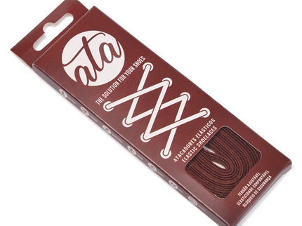 Atacadores elásticos Ata® cor castanho