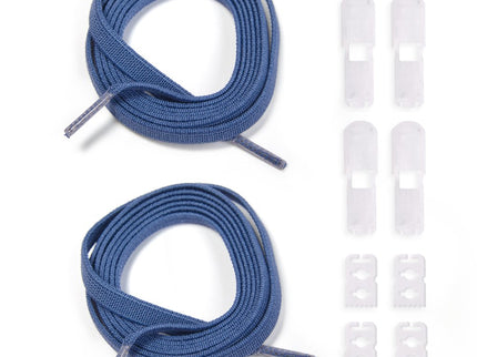 Atacadores elásticos Ata® cor azul mar