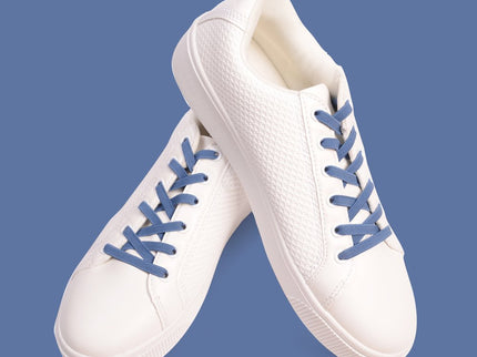 Atacadores elásticos Ata® cor azul mar