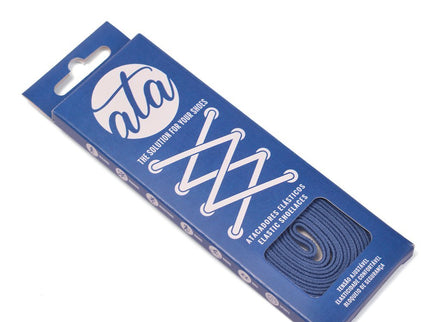Atacadores elásticos Ata® cor azul mar