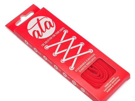 Atacadores elásticos Ata® cor vermelho