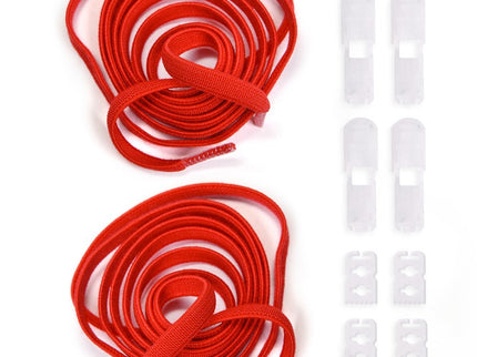 Atacadores elásticos Ata® cor vermelho
