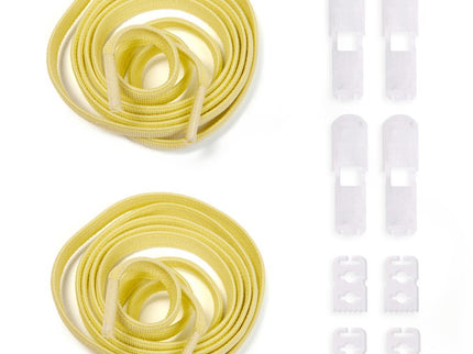 Atacadores elásticos Ata® cor amarelo claro