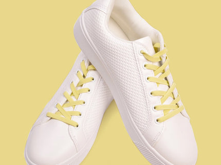 Atacadores elásticos Ata® cor amarelo claro