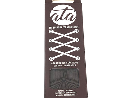 Atacadores elásticos Ata® cor castanho escuro