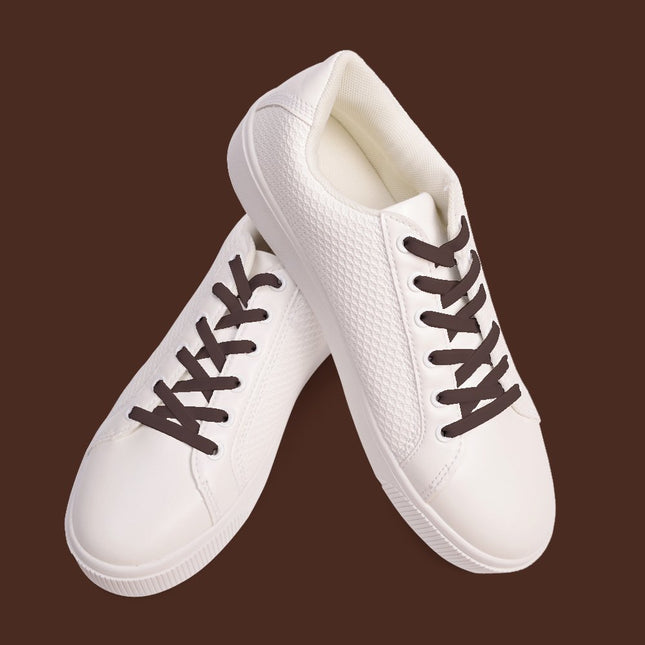 Atacadores elásticos Ata® cor castanho escuro