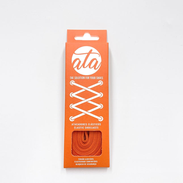 Atacadores elásticos Ata® cor laranja